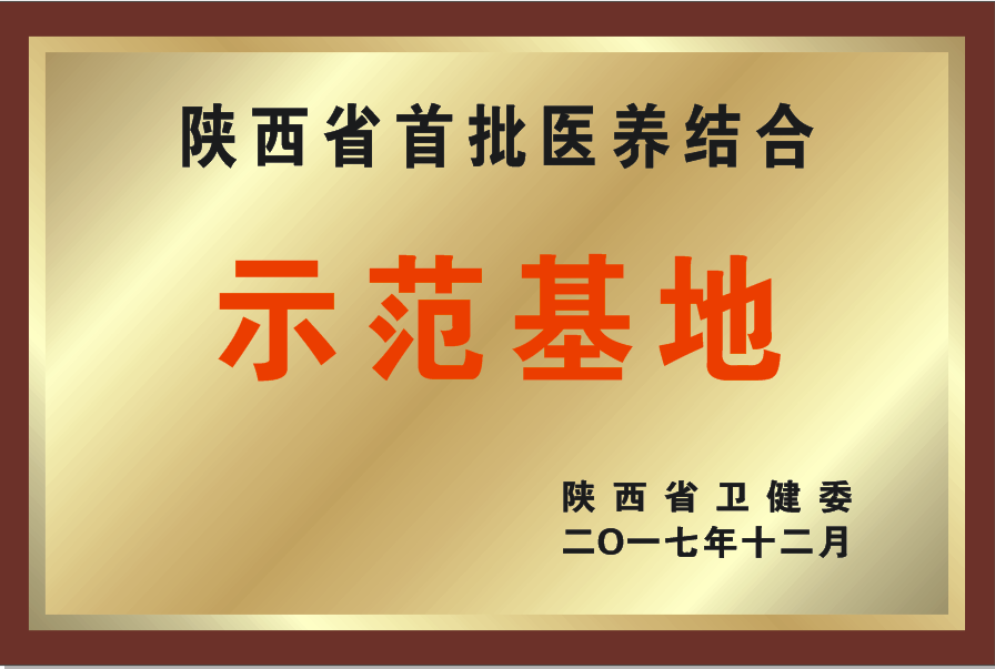 陕西省首批医养结合示范基地